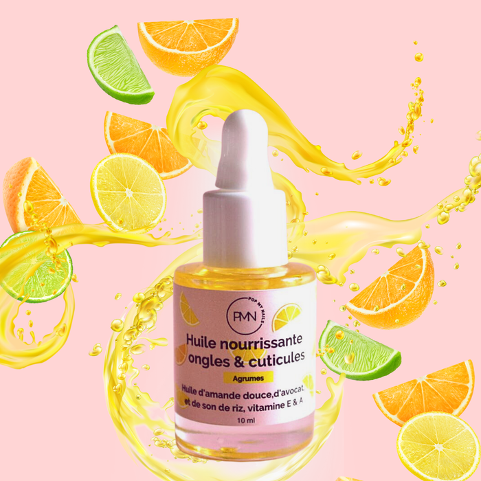 Nourishing nail and cuticle oil - 10 ml: Strawberry