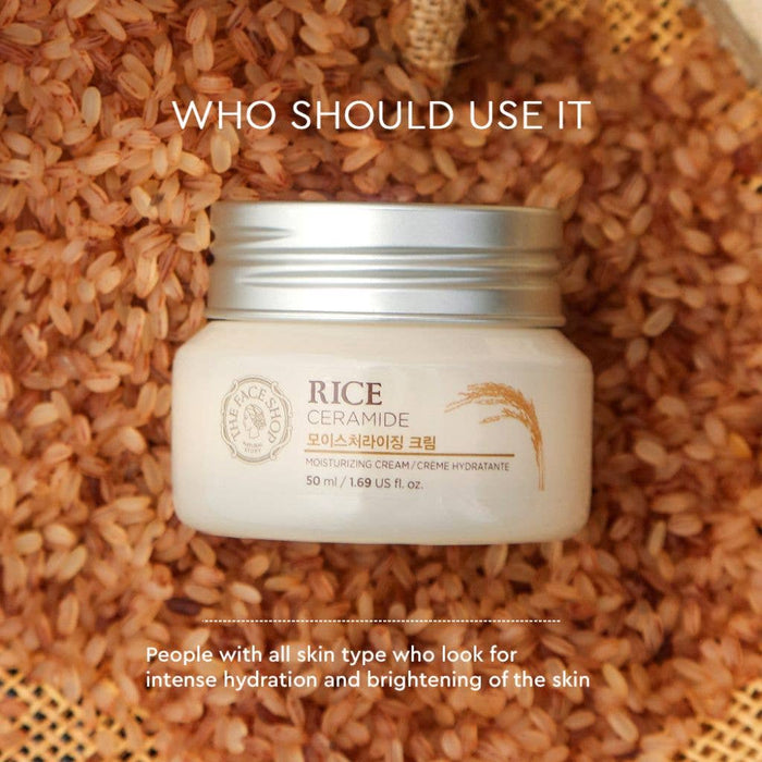 The Face Shop Rice & Ceramide Moisturizing Cream, 50ml