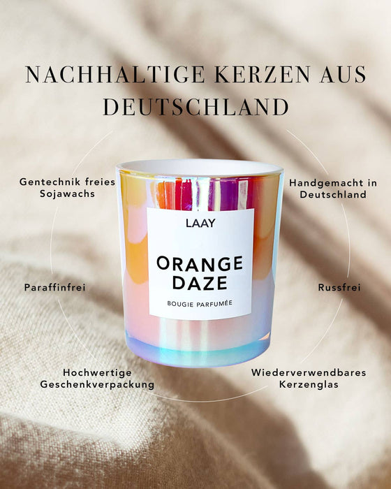 ORANGE DAZE SCENTED CANDLE - ORANGE&BIRD OF PARADISE