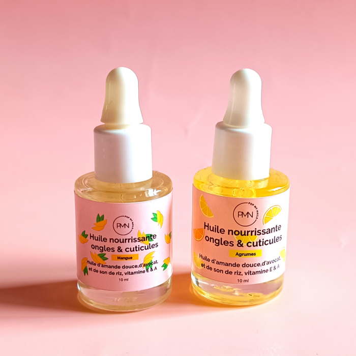 Nourishing nail and cuticle oil - 10 ml: Strawberry