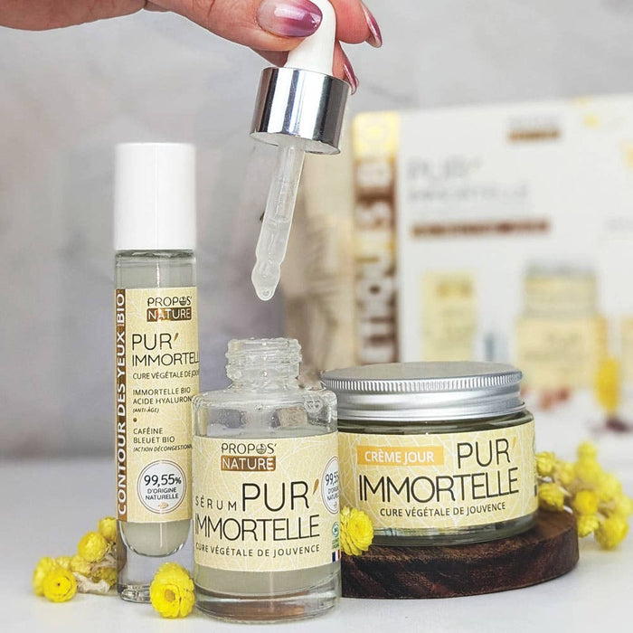 Pur'immortelle Day Kit - 3 Organic Anti-Aging Treatments - Christmas