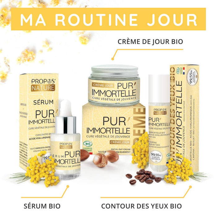 Pur'immortelle Day Kit - 3 Organic Anti-Aging Treatments - Christmas
