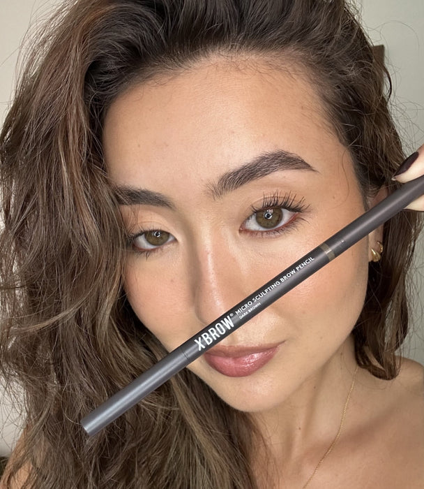 Micro sculpting brow pencil