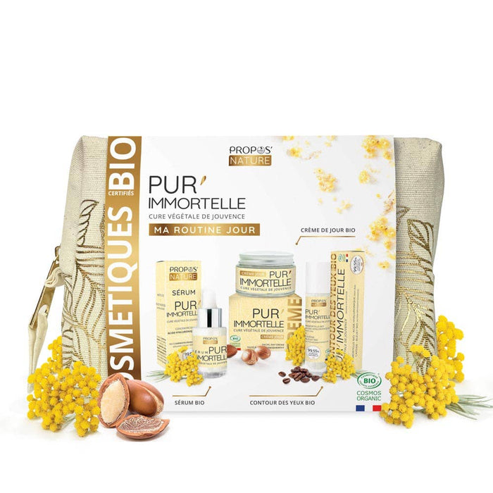 Pur'immortelle Day Kit - 3 Organic Anti-Aging Treatments - Christmas