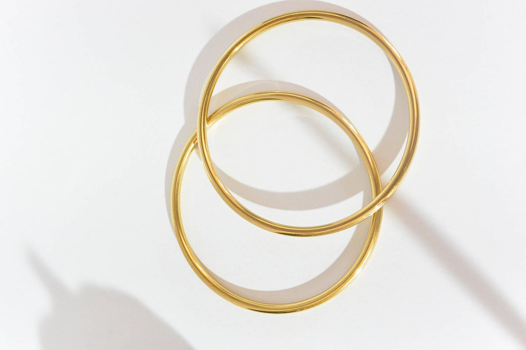 Stainless steel ring size S to L: S
