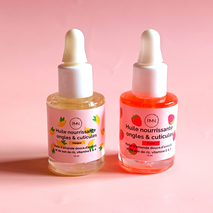 Nourishing nail and cuticle oil - 10 ml: Strawberry