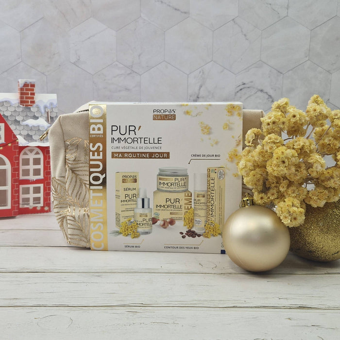 Pur'immortelle Day Kit - 3 Organic Anti-Aging Treatments - Christmas